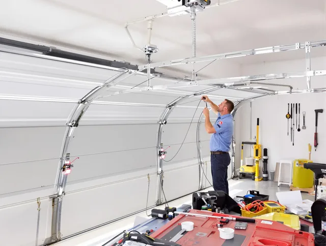 Garage door cable repair service by Alafaya Garage Door Repair in Alafaya