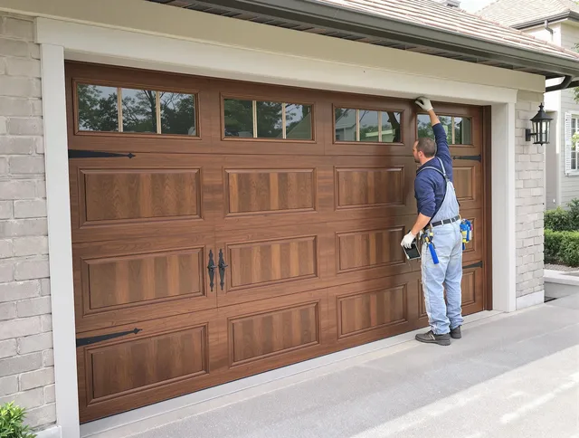 Custom garage door showcase by Alafaya Garage Door Repair in Alafaya