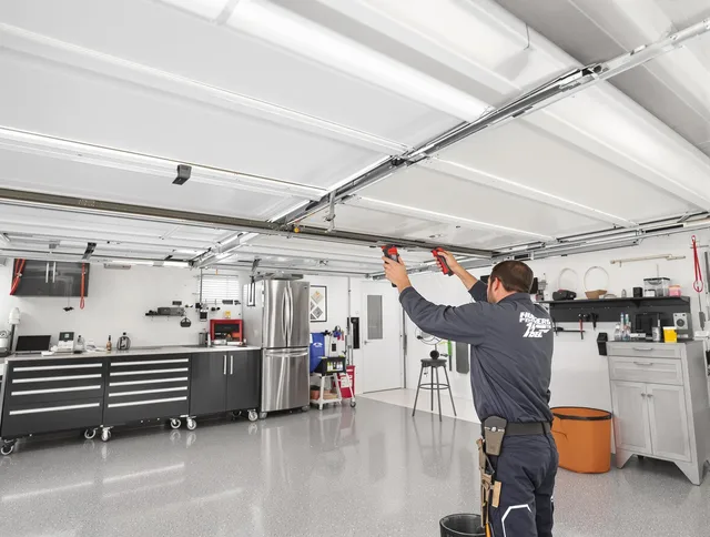 Overhead garage door repair service by Alafaya Garage Door Repair in Alafaya